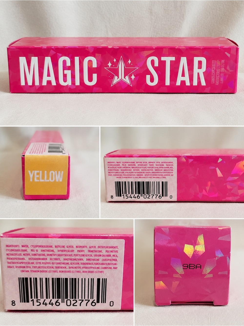 Jeffree Star Magic Star Concealer Yellow Color Corrector NEW